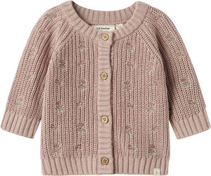 NBFEMLEN EMB AO LS KNIT CARD LIL