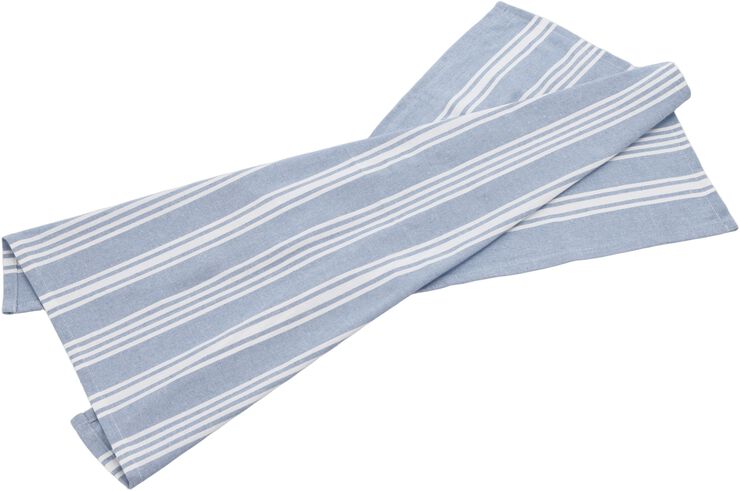 Kökshandduk recycle Eco Stripe 70 x 50 cm Dream blue