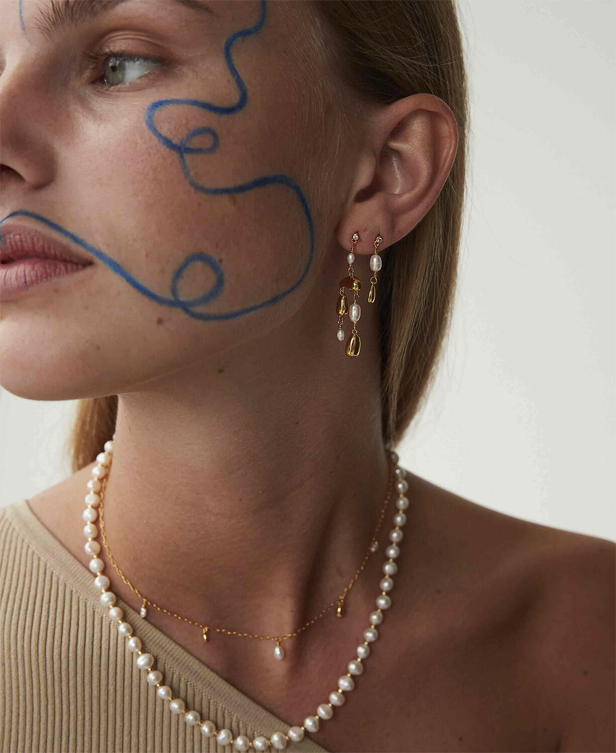 Pebble petite &oslash;reringe