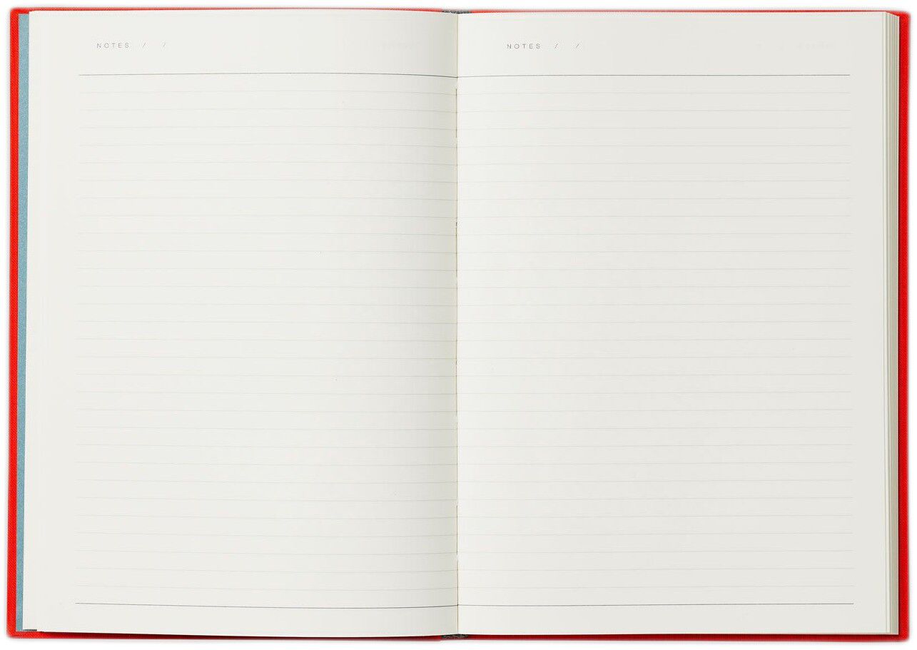 BEA notebook with elastic band