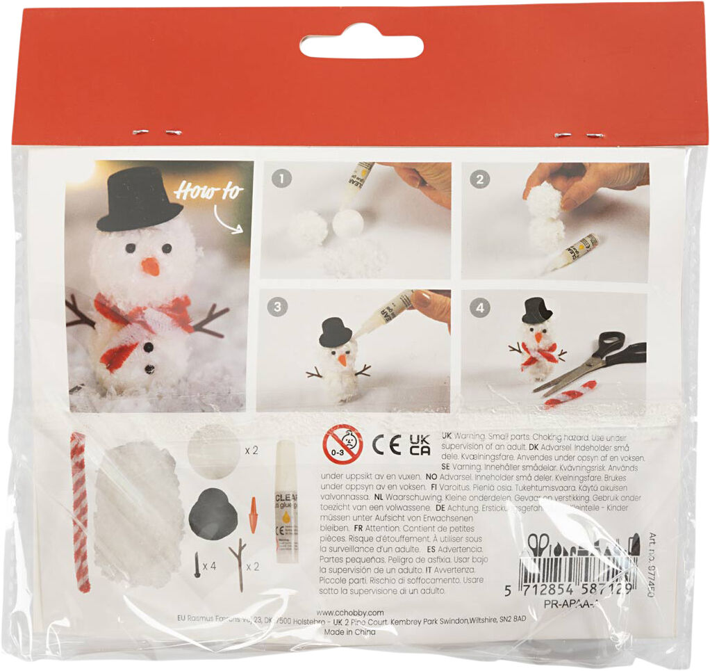 Mini DIY Kit Nissens D&oslash;r, Snemand