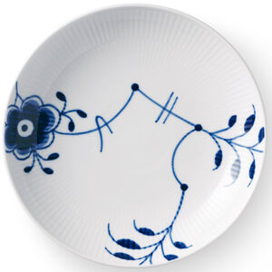 Blue Fluted Mega djup 25 cm tallrik