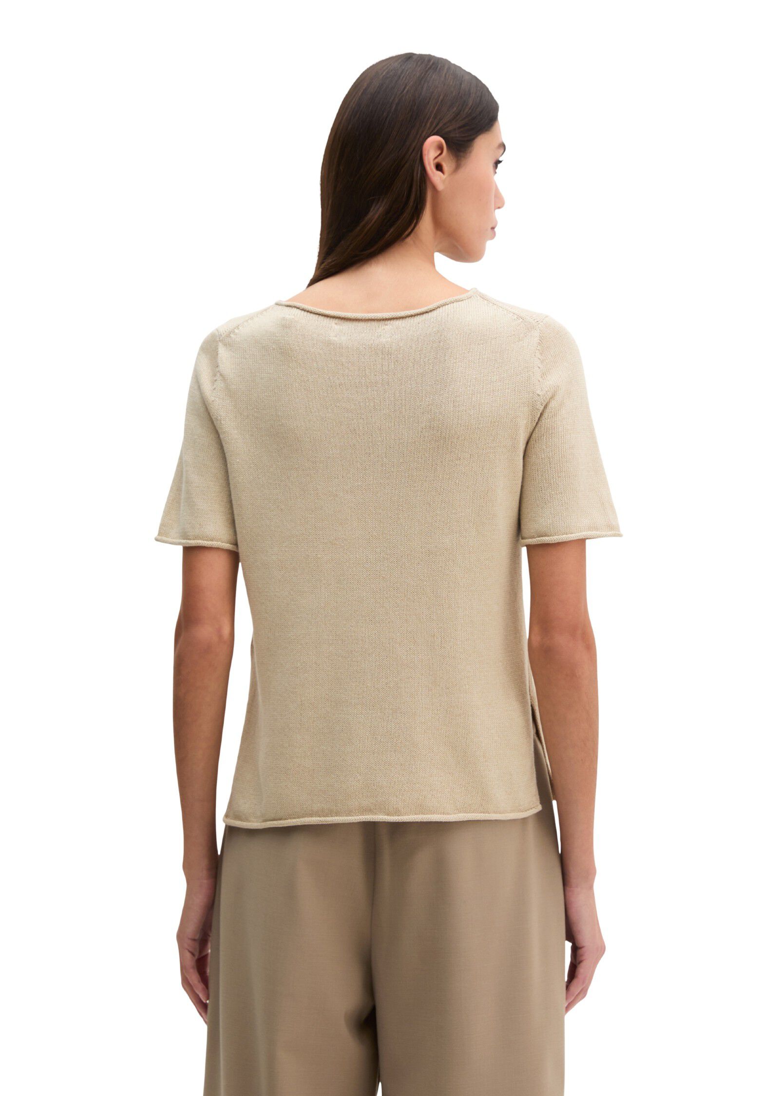 Pullover, shortsleeve, round-neck