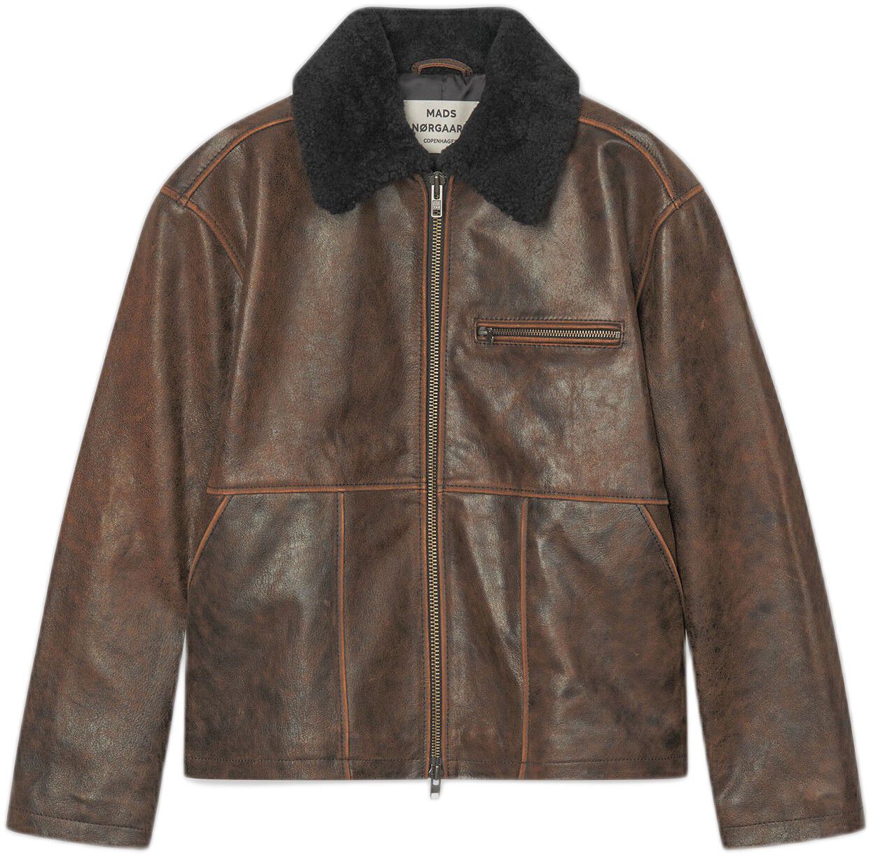 Worn Leather Patricia Jacket