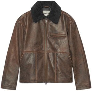 Worn Leather Patricia Jacket