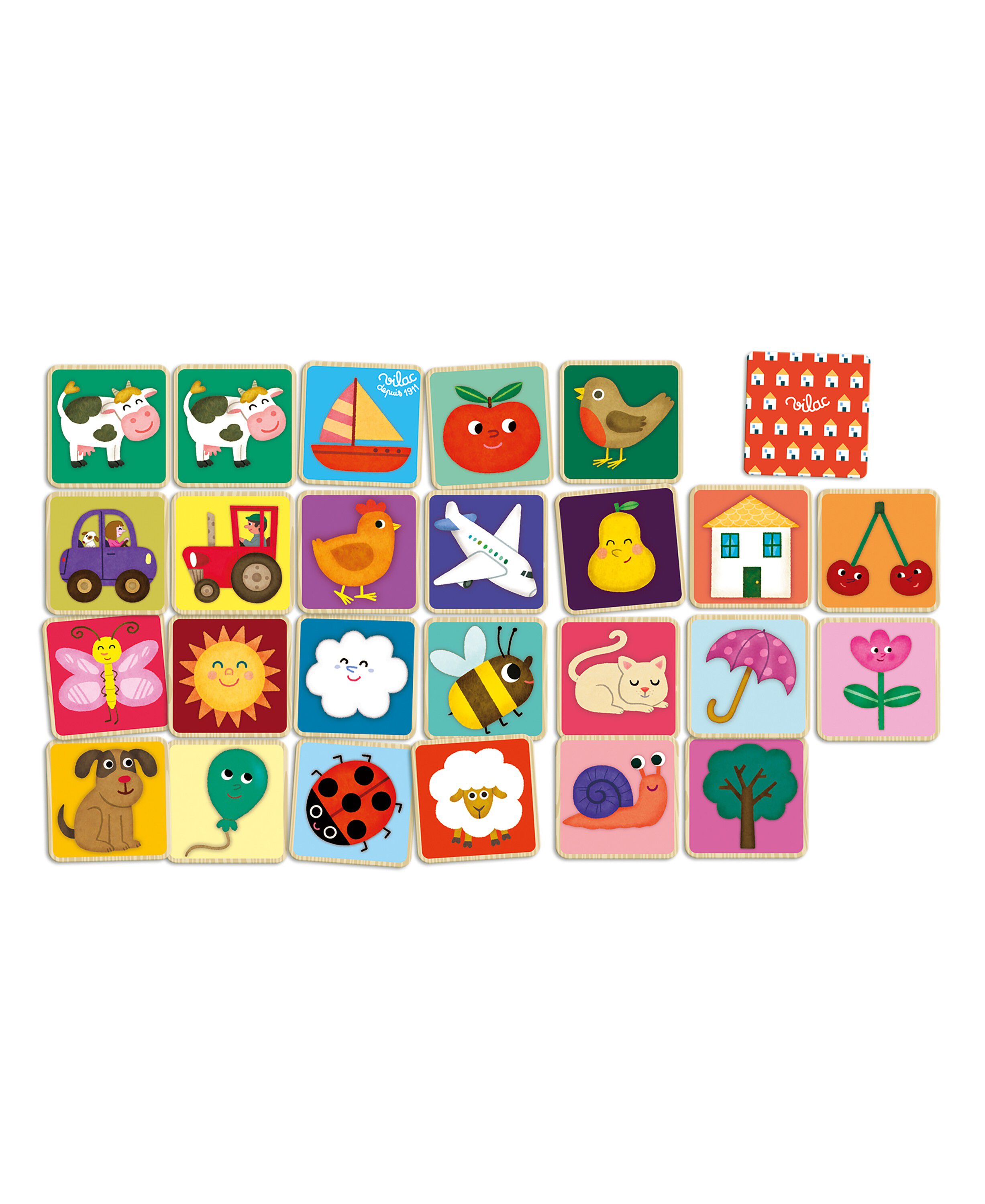 Vilac - Huskespil - Sommer og Sol af Melusine Allirol