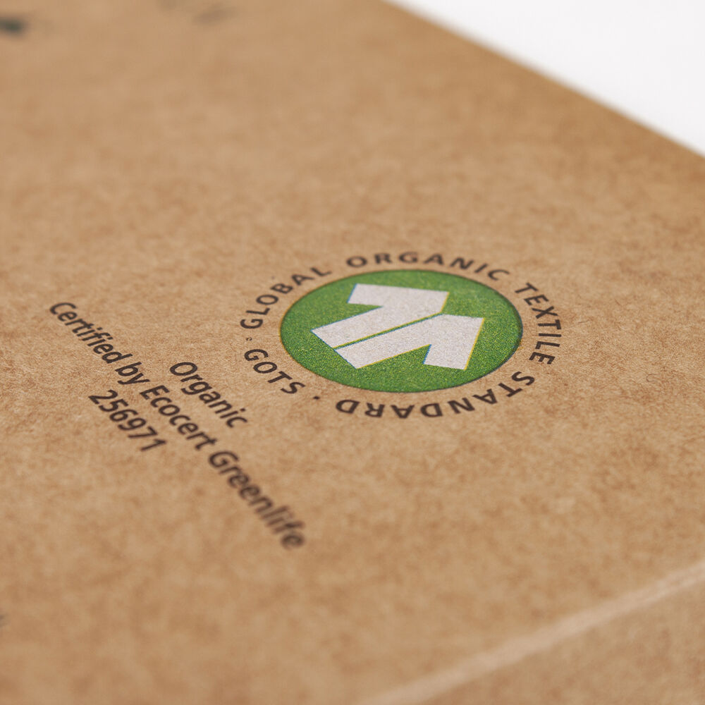 &Oslash;kologisk boxlagen, jersey - GOTS, sand