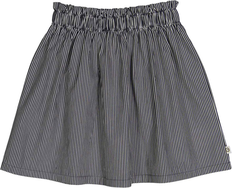 Poplin stripe skirt