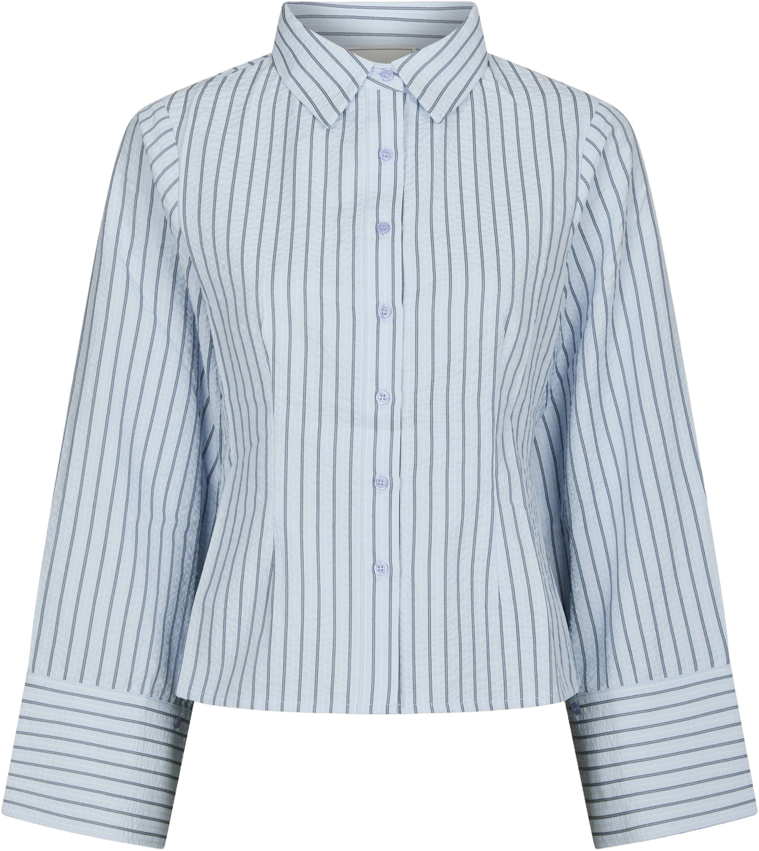 Rosa Striped Crepe Shirt