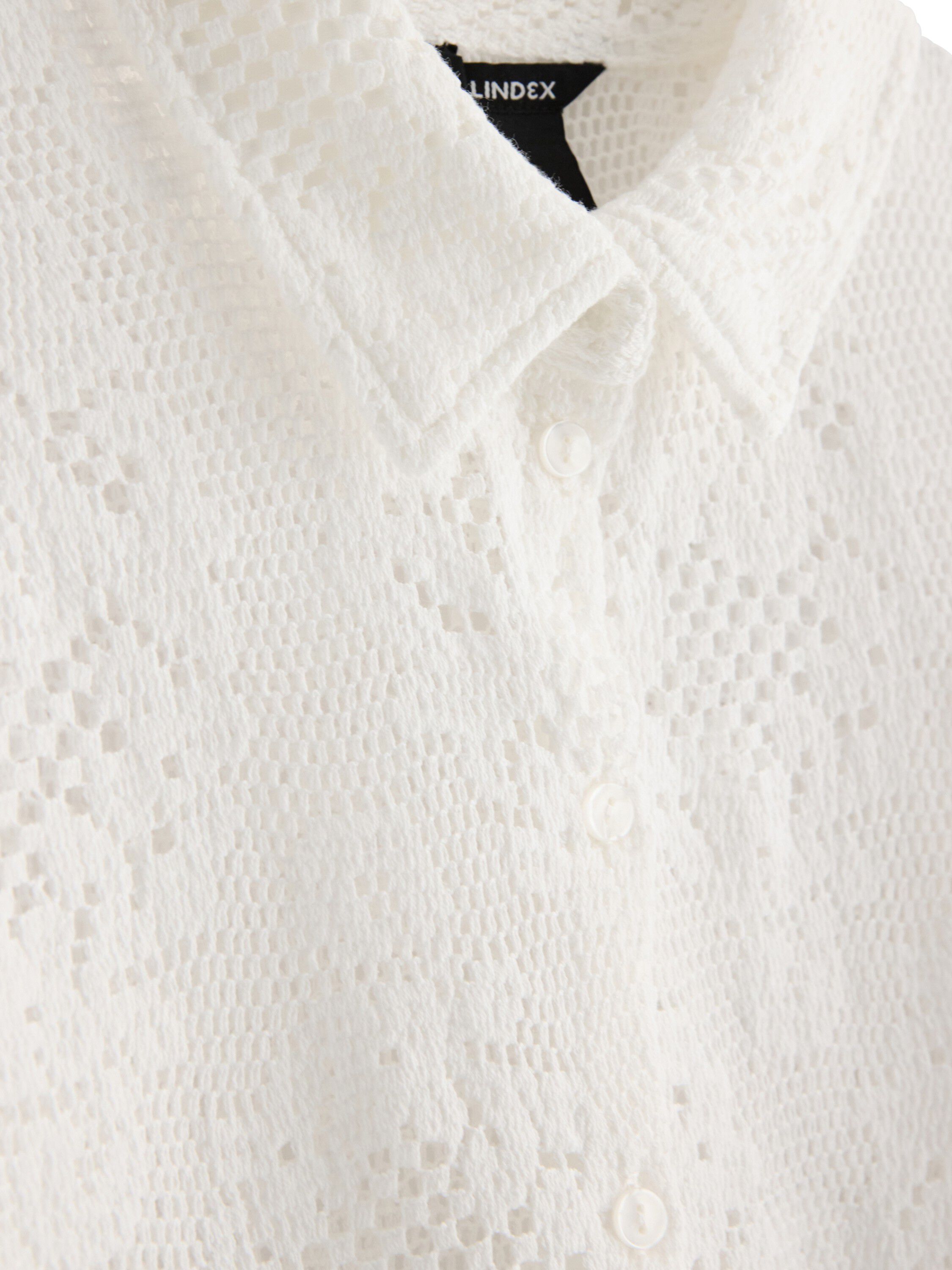 Langermet skjorte i jersey med stru