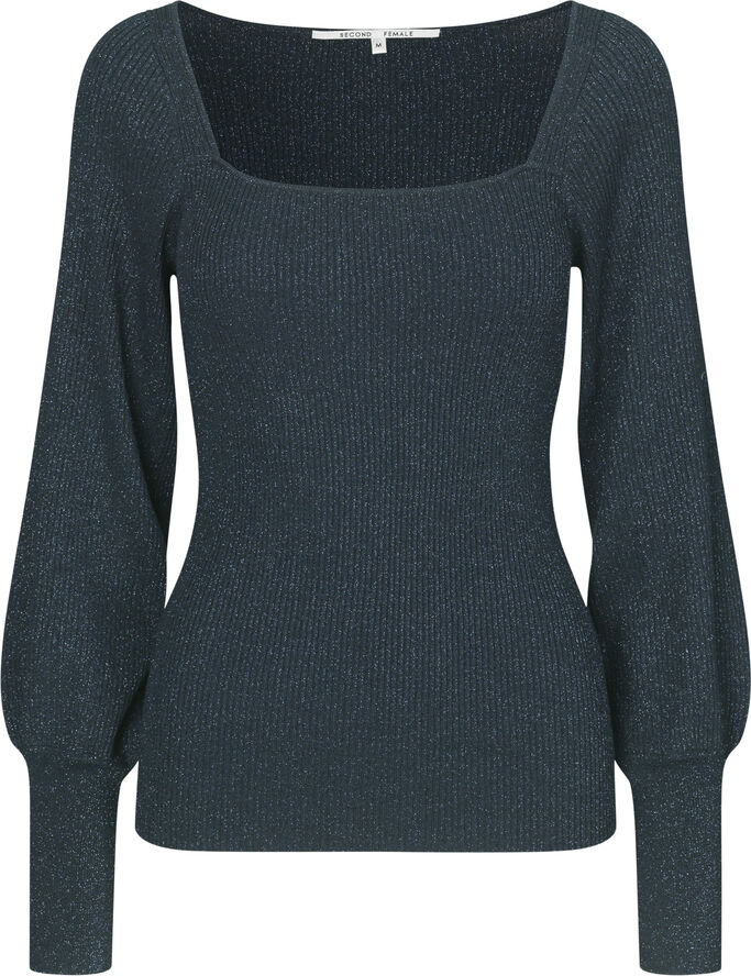 Canilly Knit Open Neck