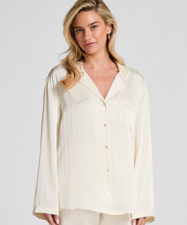 Satin Pinstripe Jacket