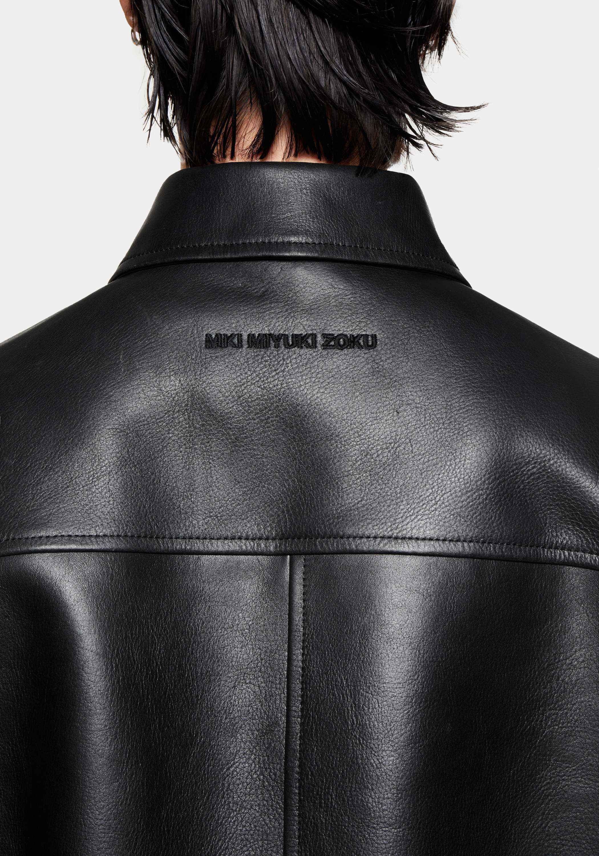 CROPPED LEATHER RIDER