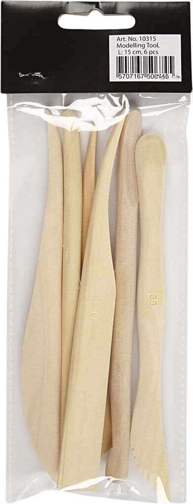 Modell&eacute;rpinde, L: 15 cm, 6 stk.