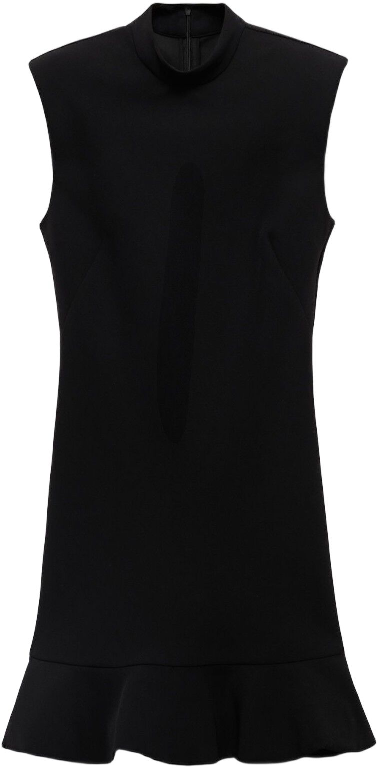 Short dress with ruffles