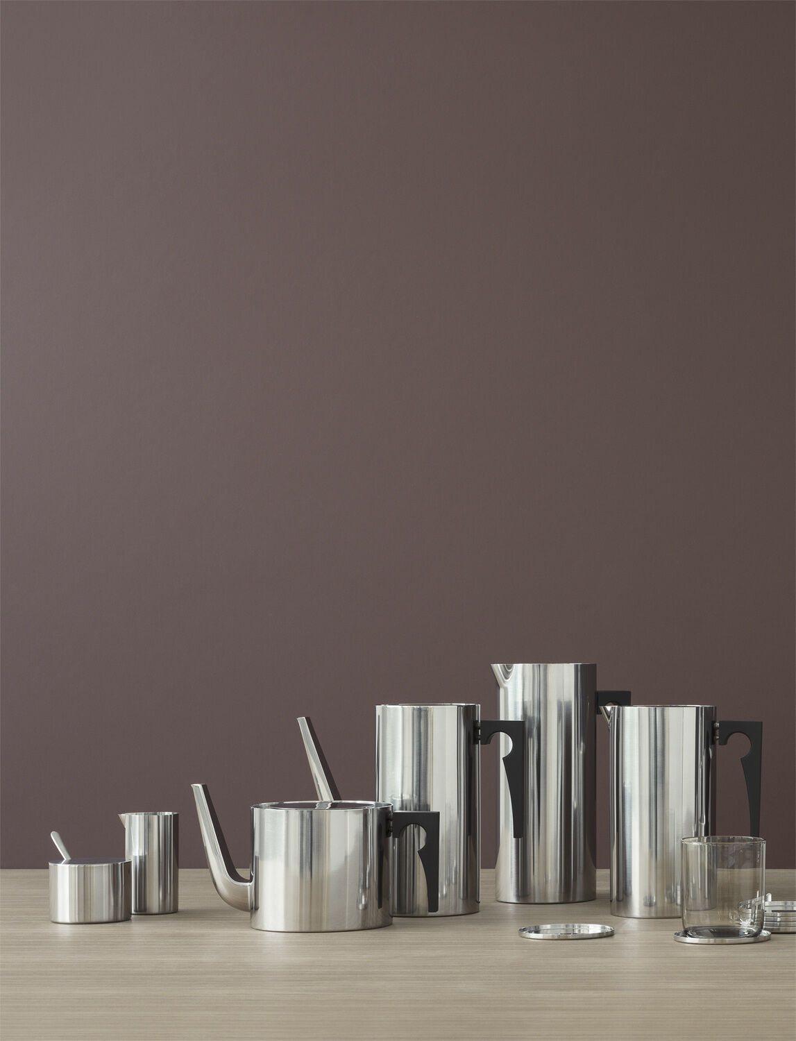 Arne Jacobsen presskanna 1 l. steel