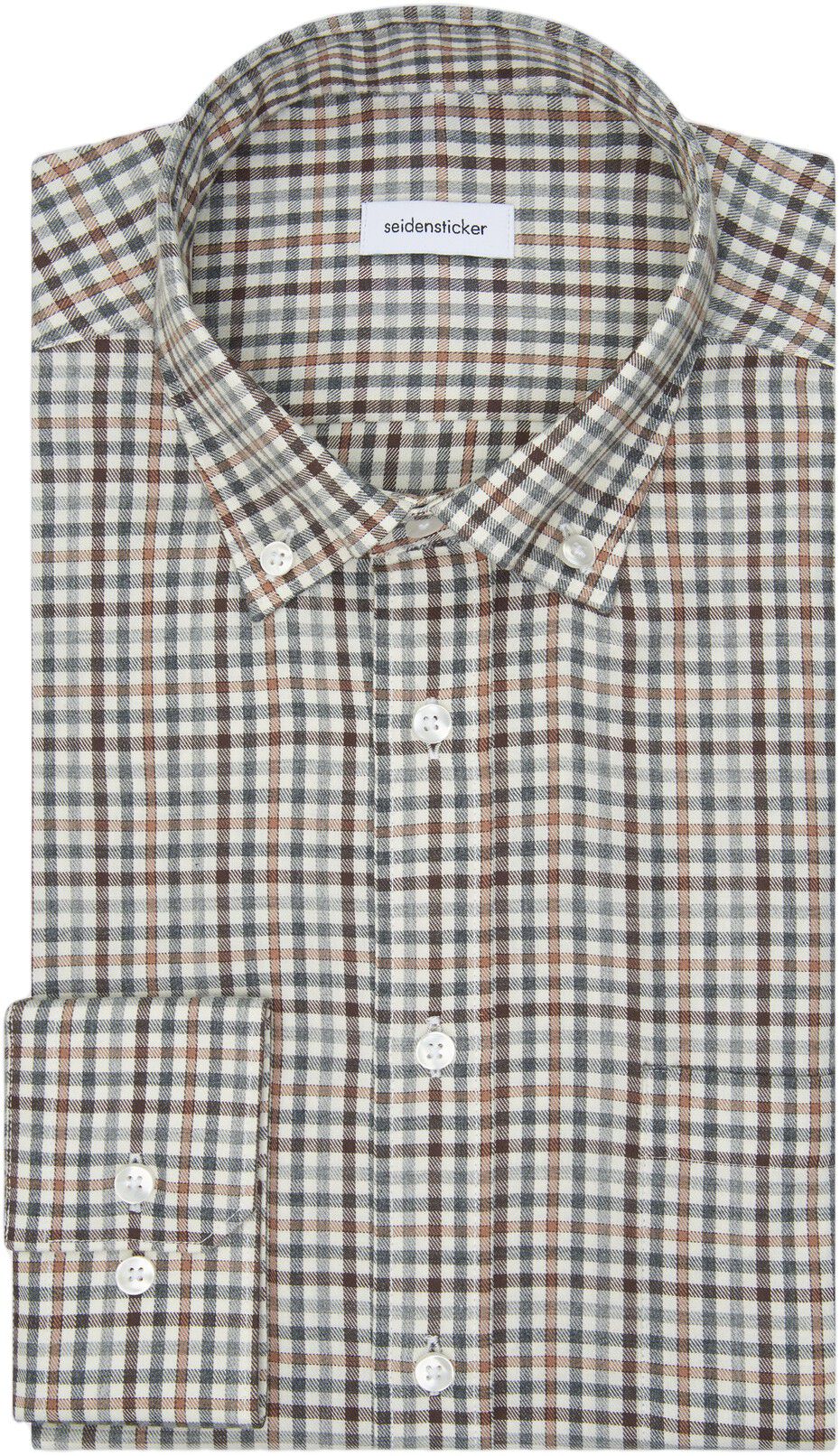 Flannel shirt Regular 1/1 Button-down Check