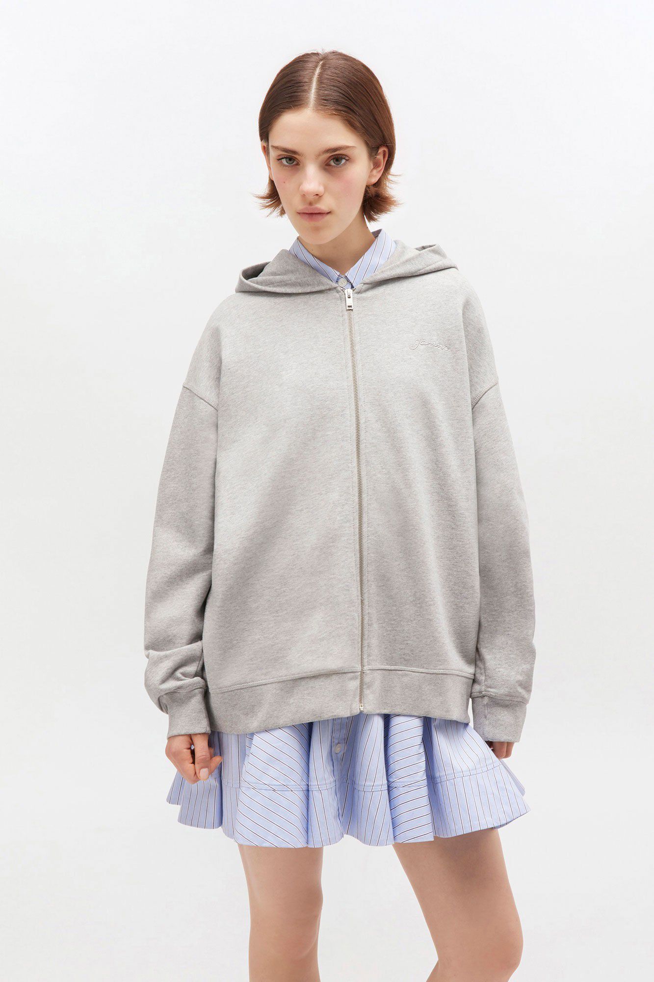 Isoli Teddy Oversized Zip Hoodie