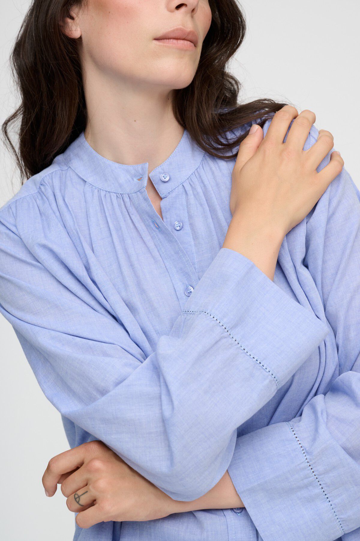 july shirt chambray