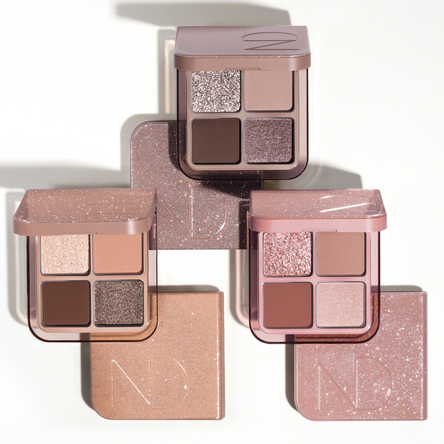 Luxe Glam Compact - &Ouml;gonskuggspalett med fyra nyanser