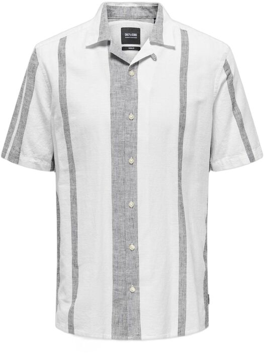 ONSCAIDEN LIFE STRIPE LINEN RESORT