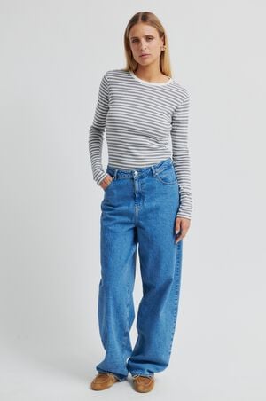 Belton Barrel Denim Jeans - Cotton