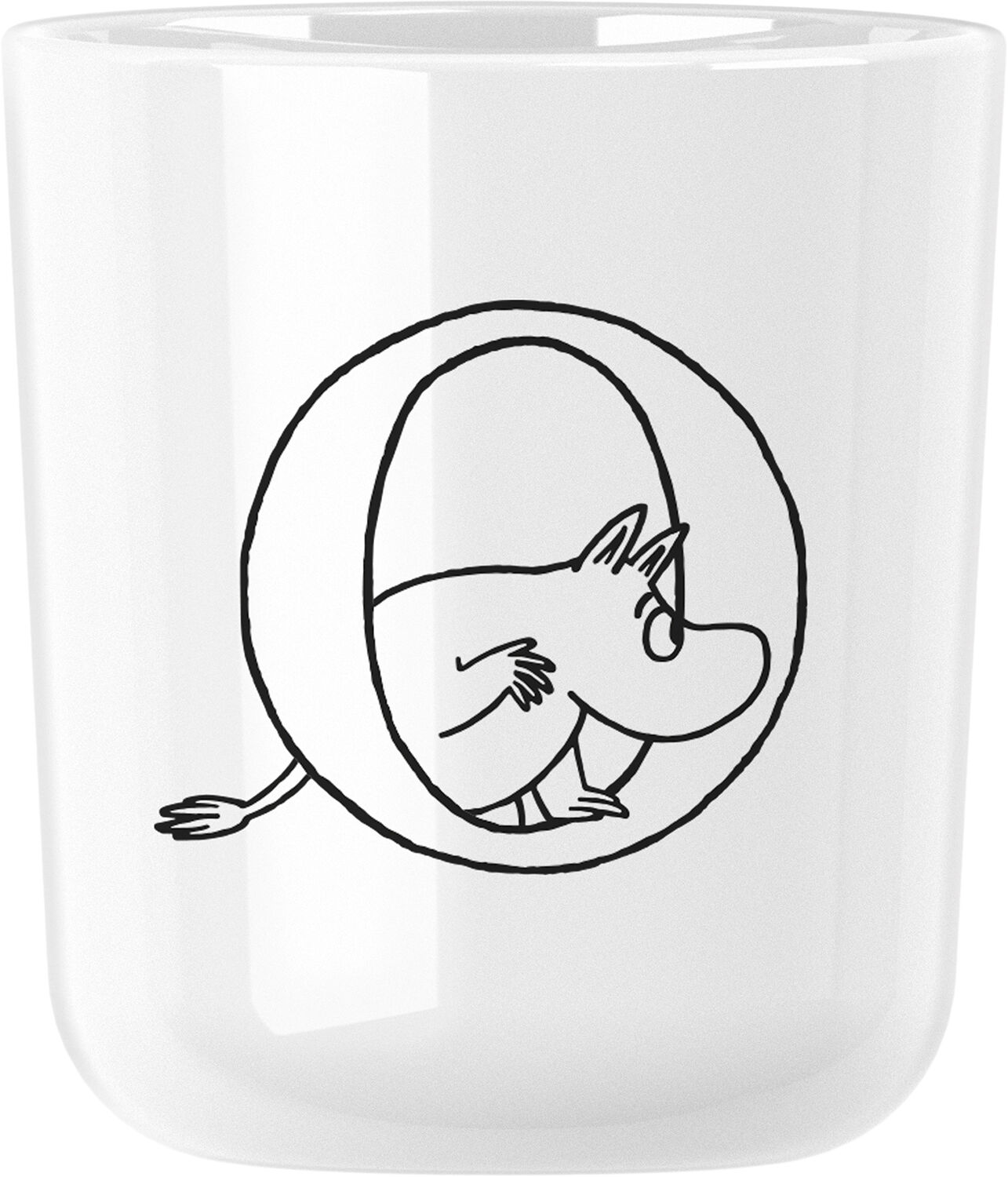 Moomin ABC mugg - O 0.2 l. Moomin white