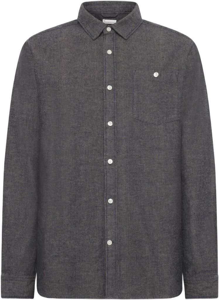 Organic Cotton Fishbone Flannel Shirt GOTS