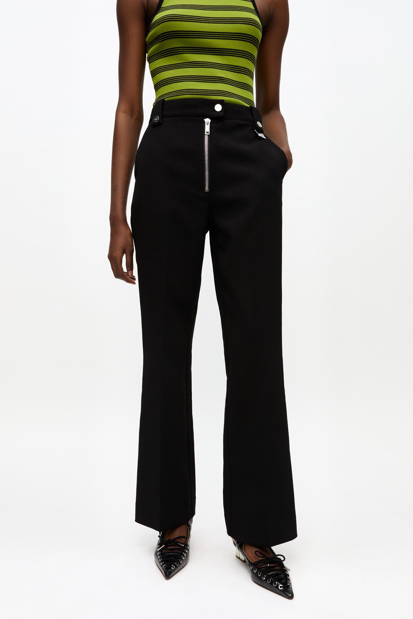 Bonded Crepe Pants