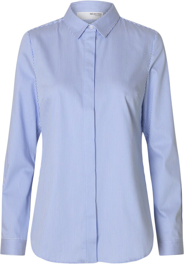 SLFROMIE LS STRIPED FITTED SHIRT NO