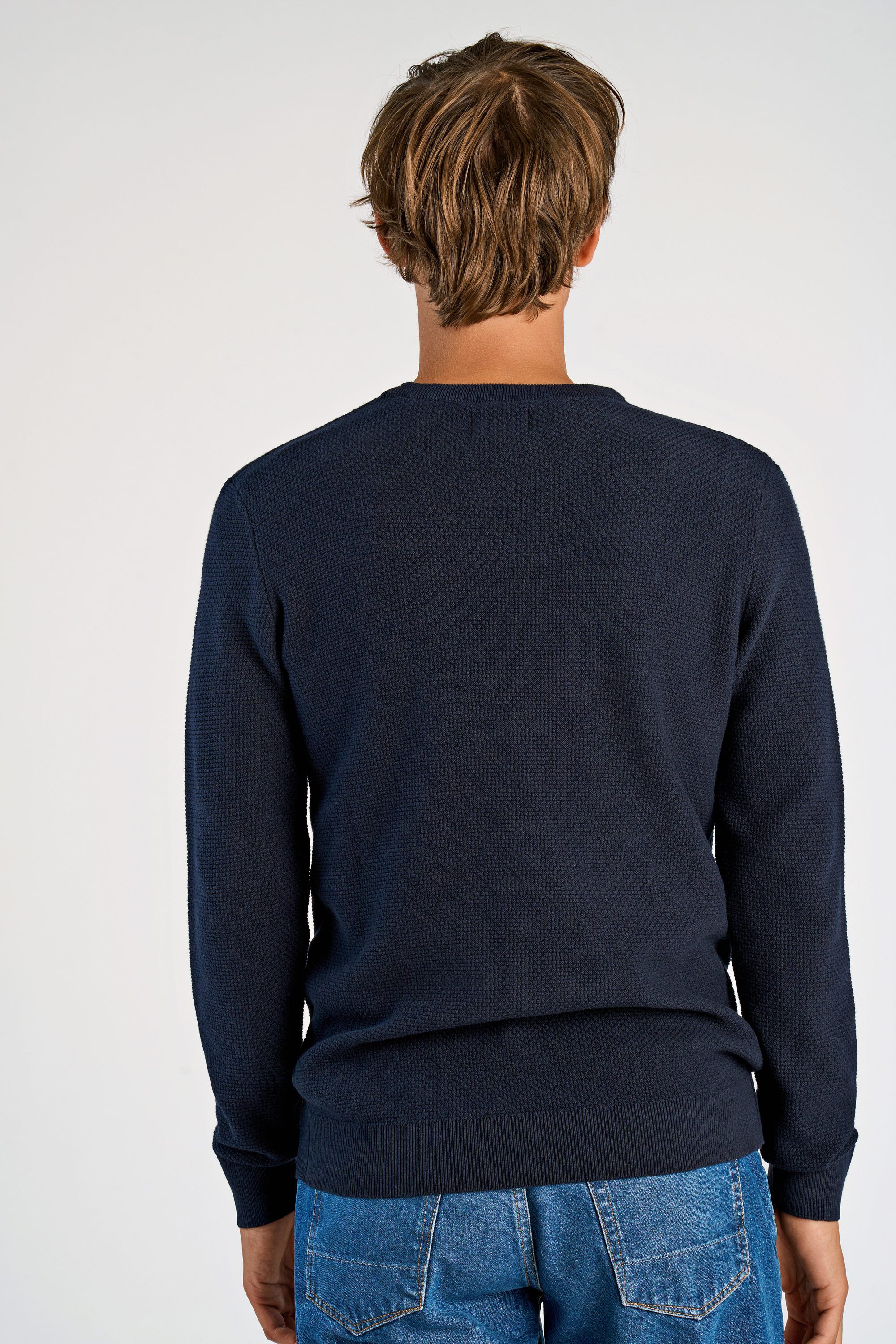 Recycle structure knit jumper