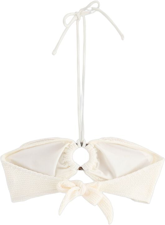 Krøllet bandeau bikinioverdel