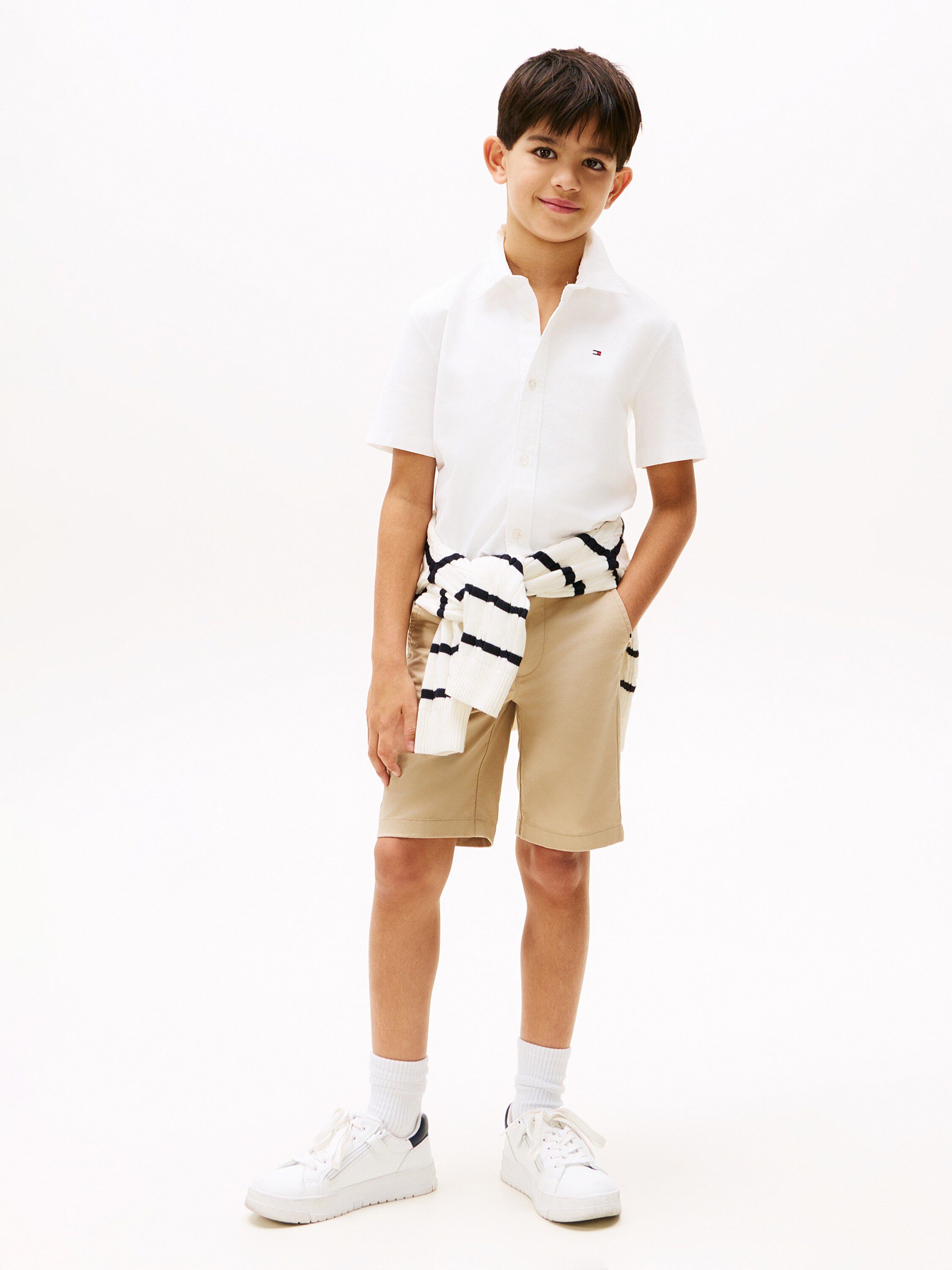 STRETCH OXFORD SHIRT SS