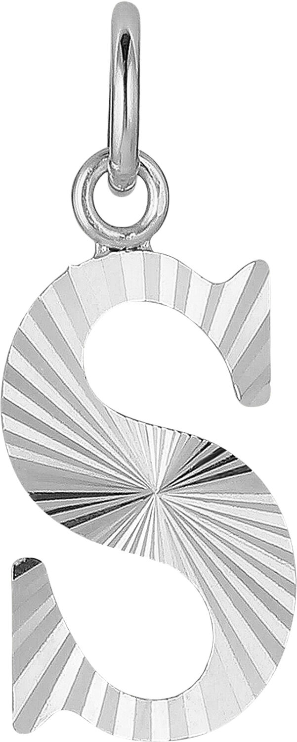 Reflection Letters, gold-plated sterling silver-S