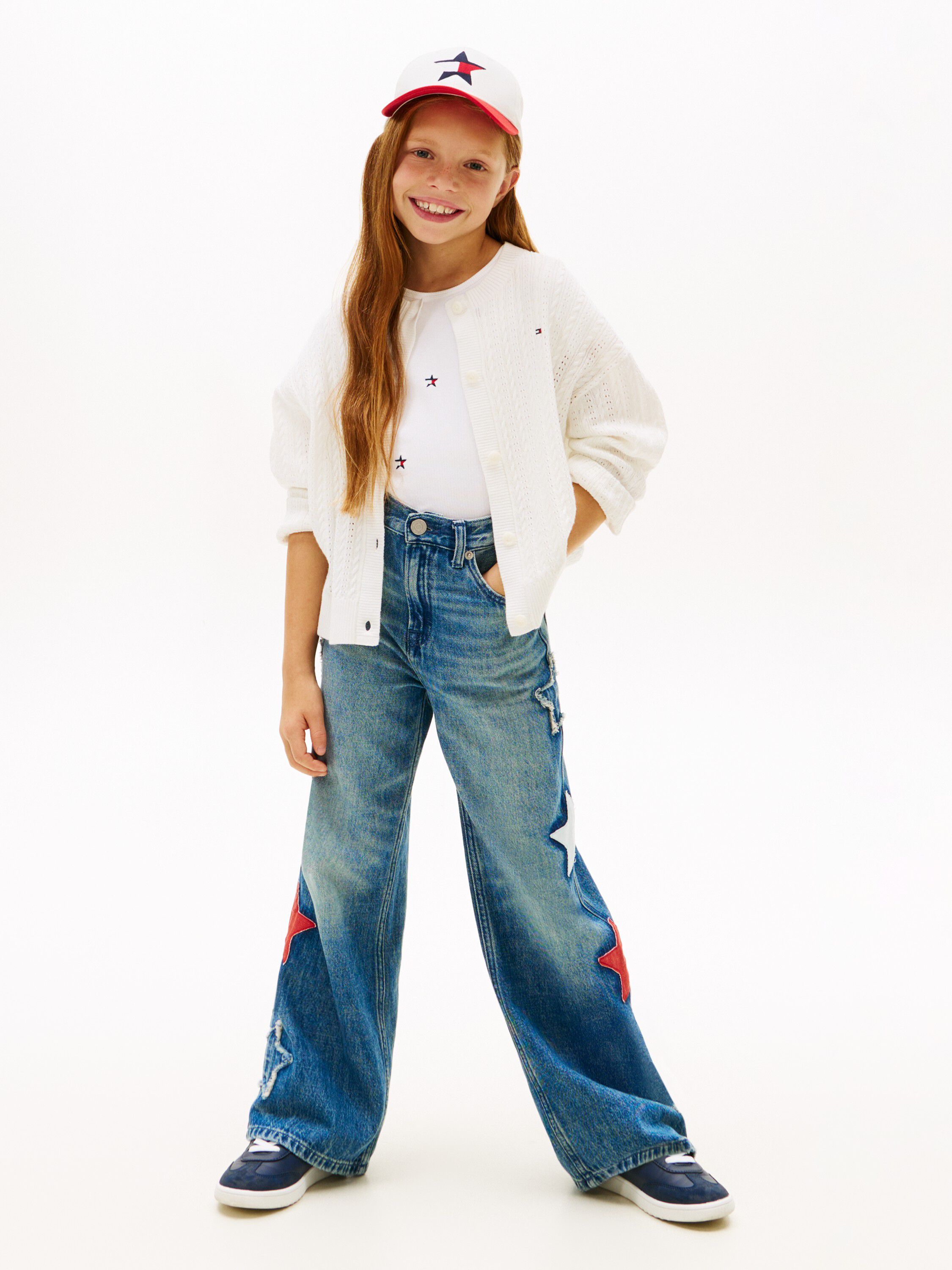 POINTELLE CABLE CARDIGAN