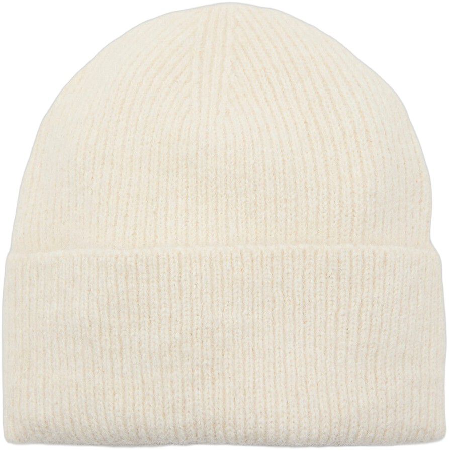Rib-knit cap