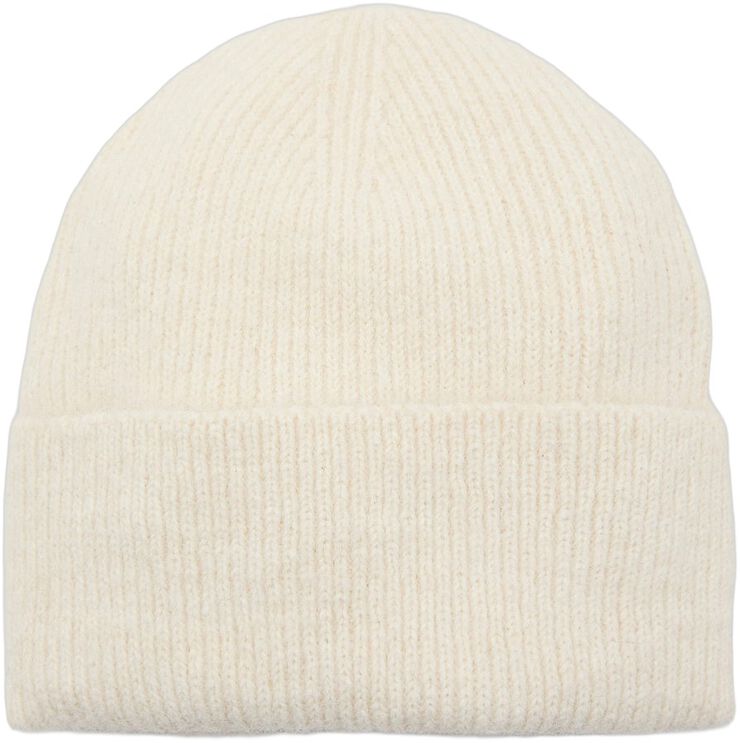Rib-knit cap