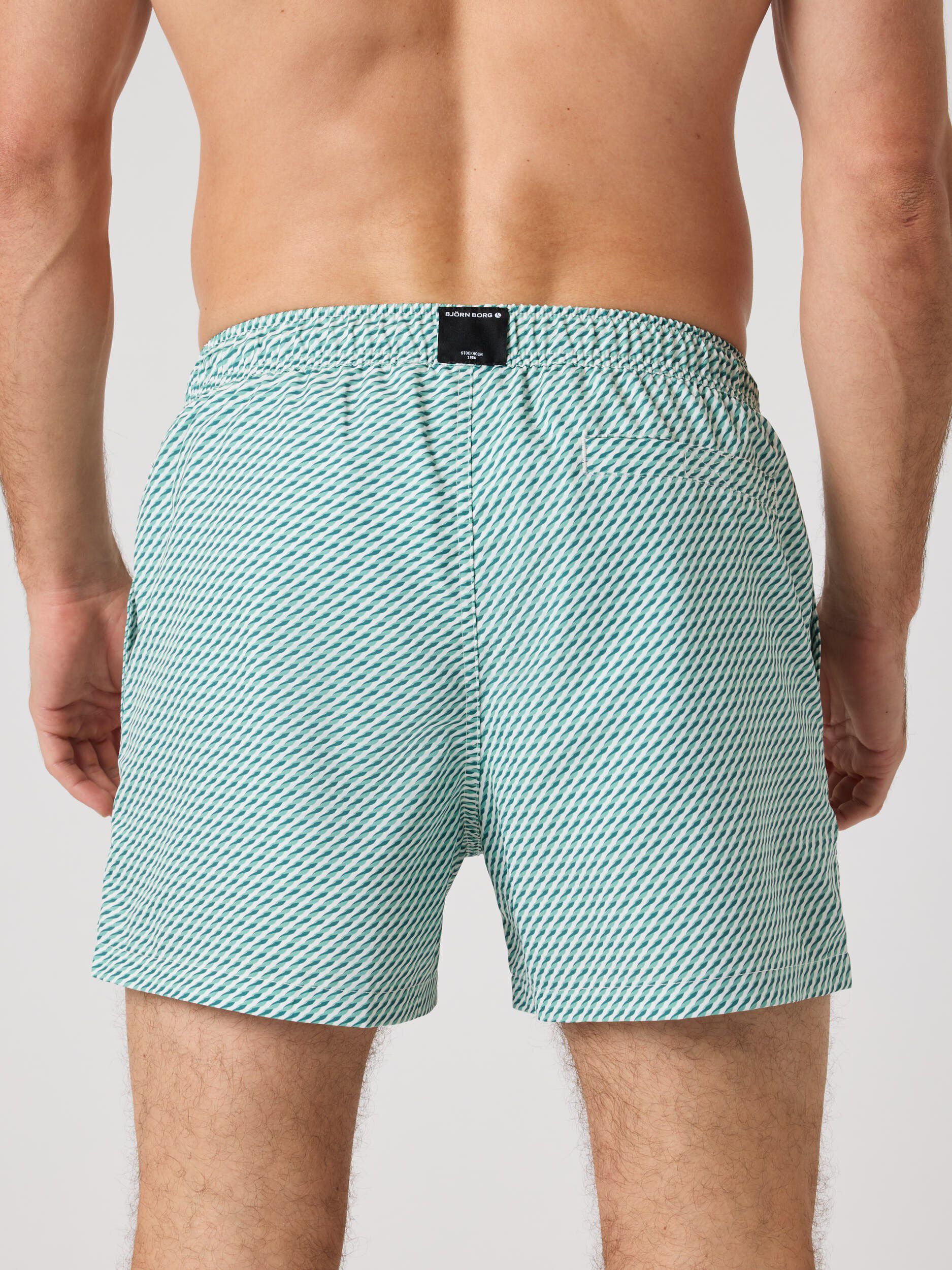 BORG PRINT SWIM SHORTS