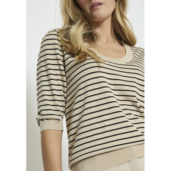 Pam Striped Knit T-Shirt