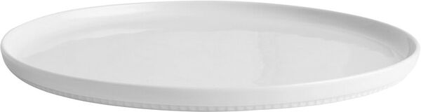 "Tallerken flat, rett kant Toulouse 28 cm Hvit"
