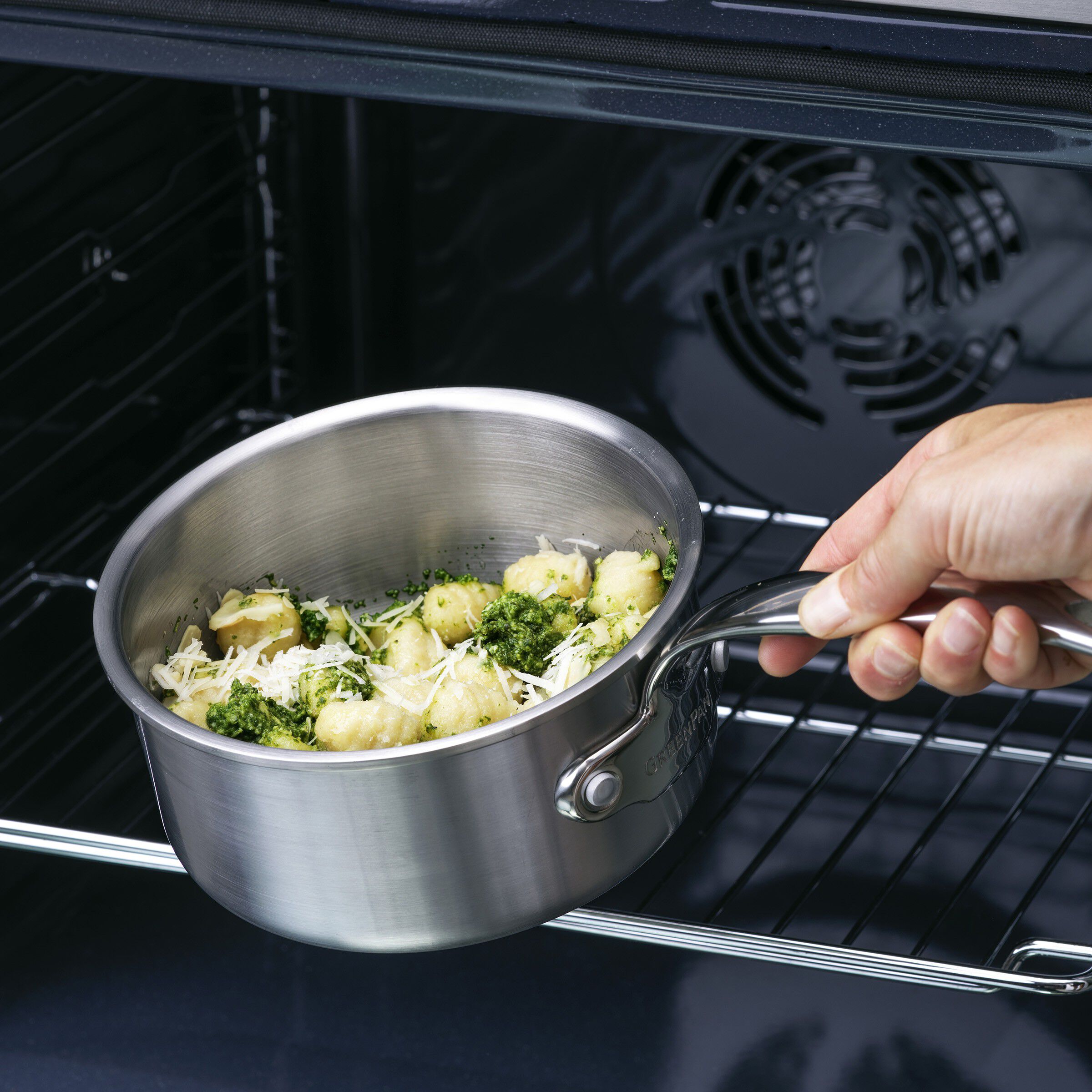 GreenPan Premiere 5PLY SS Saucepan 16cm/1,5L
