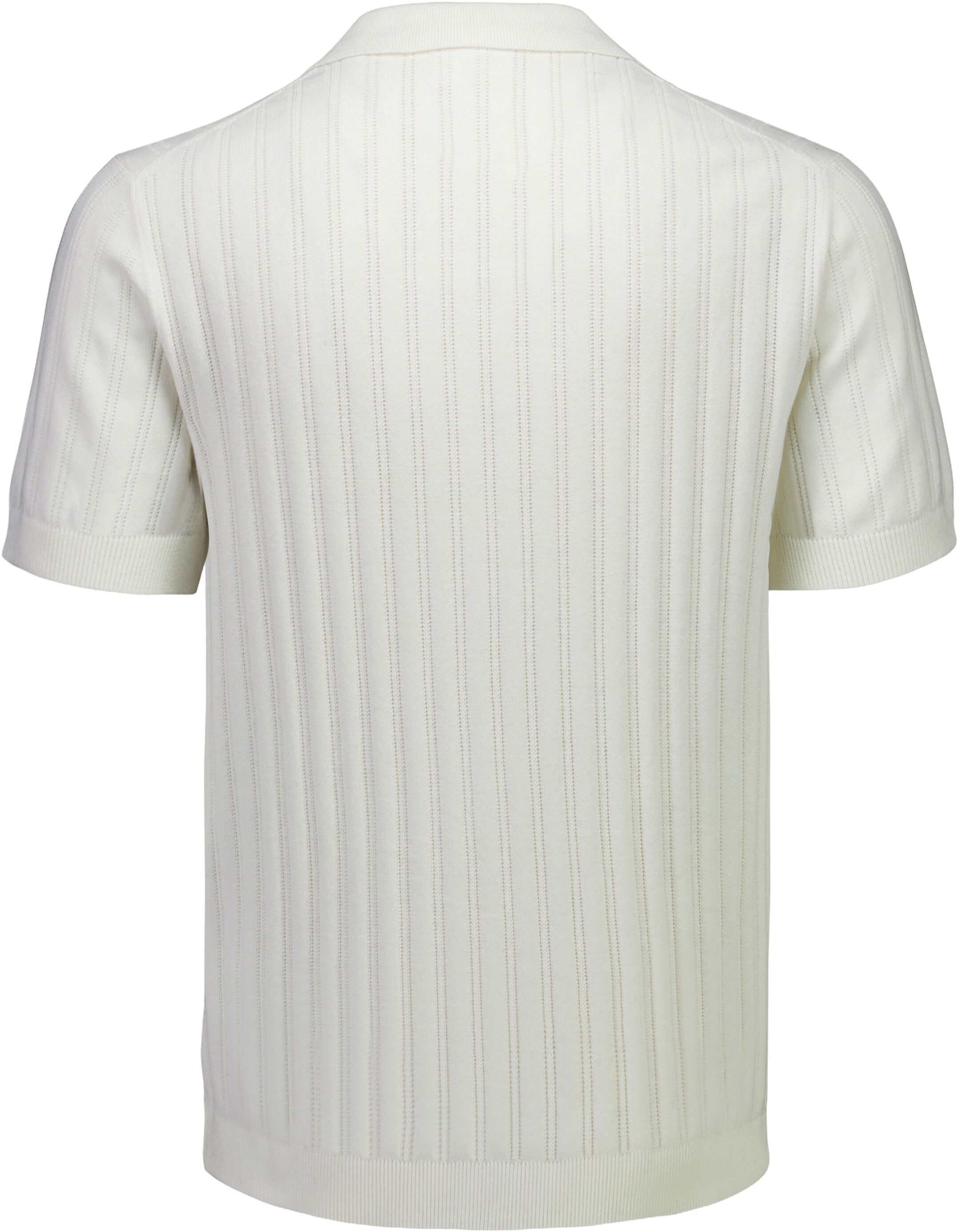 Knitted S/S v-neck polo