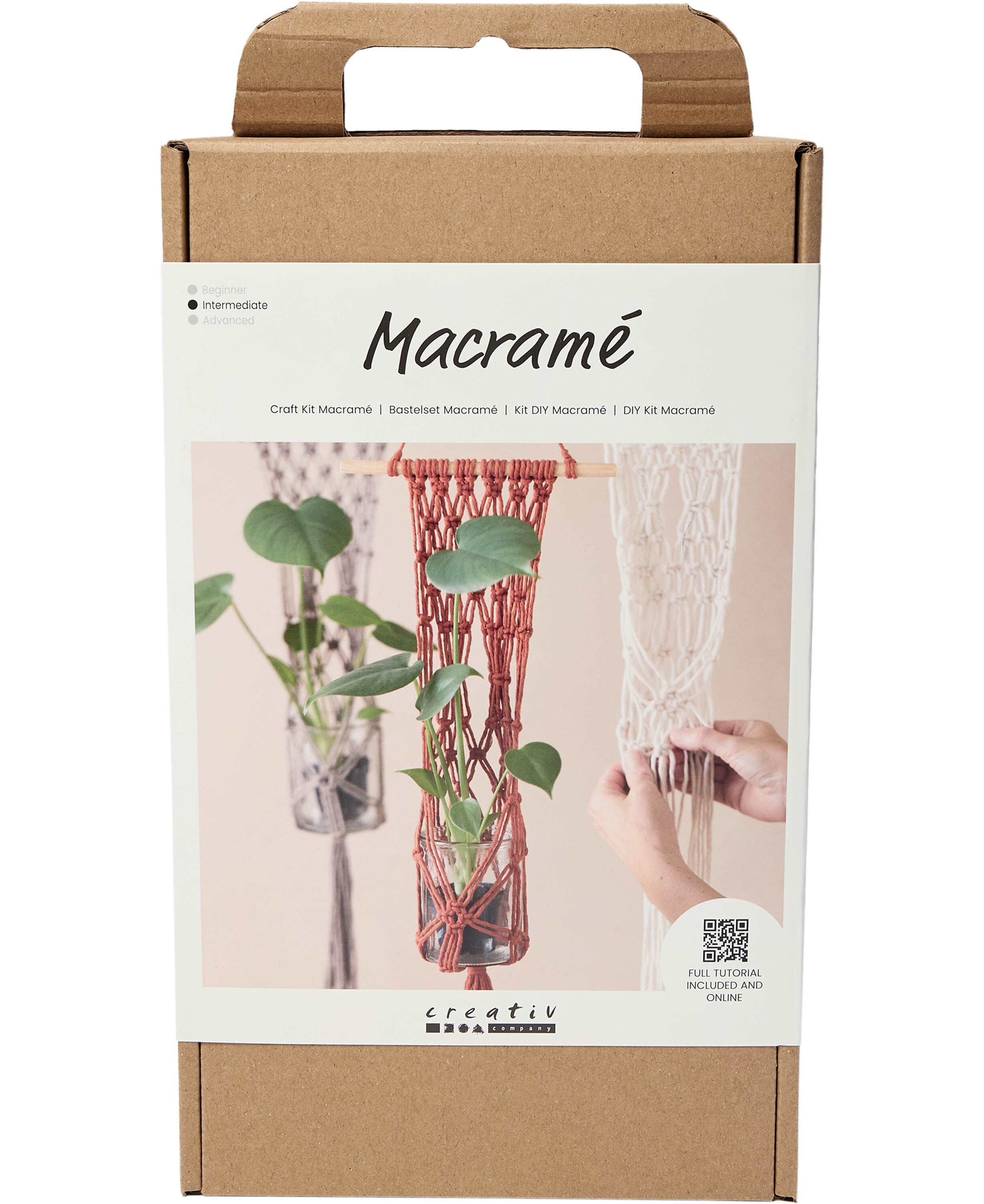 DIY Kit Macram&eacute;, Blomsteroph&aelig;ng