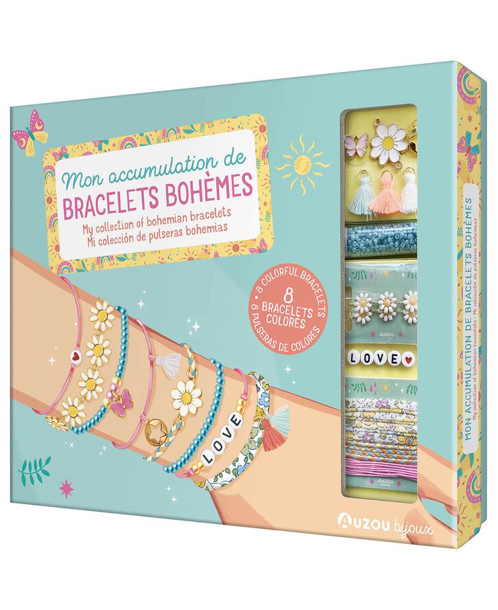 Auzou - Jewellery Factory - Boheme armbånd - Stort sæt