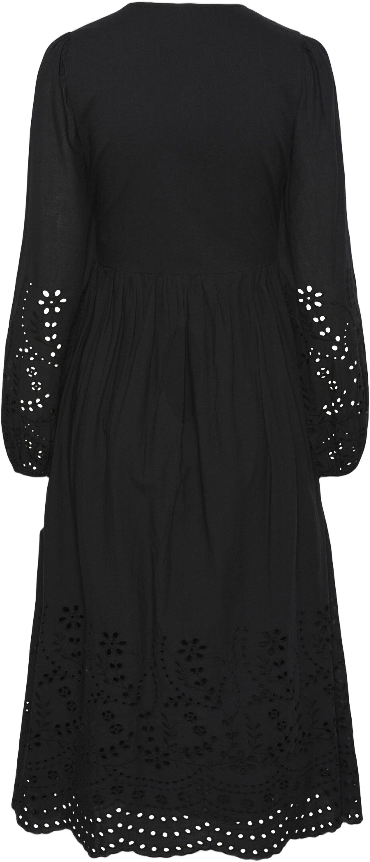 YASLUMA LS LONG WRAP DRESS S. NOOS