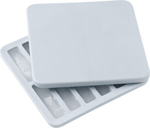 FREEZE-IT Iskubsform med lock H 2. 5 cm light blue