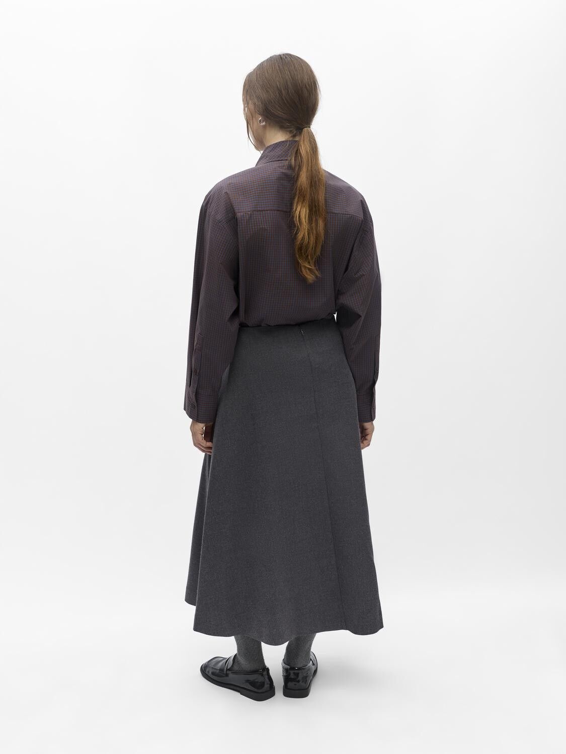 Objkavin A-Shape Midi Skirt147