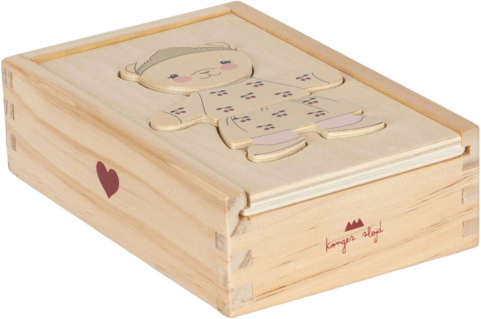 WOODEN TEDDY DRESS UP PUZZLE