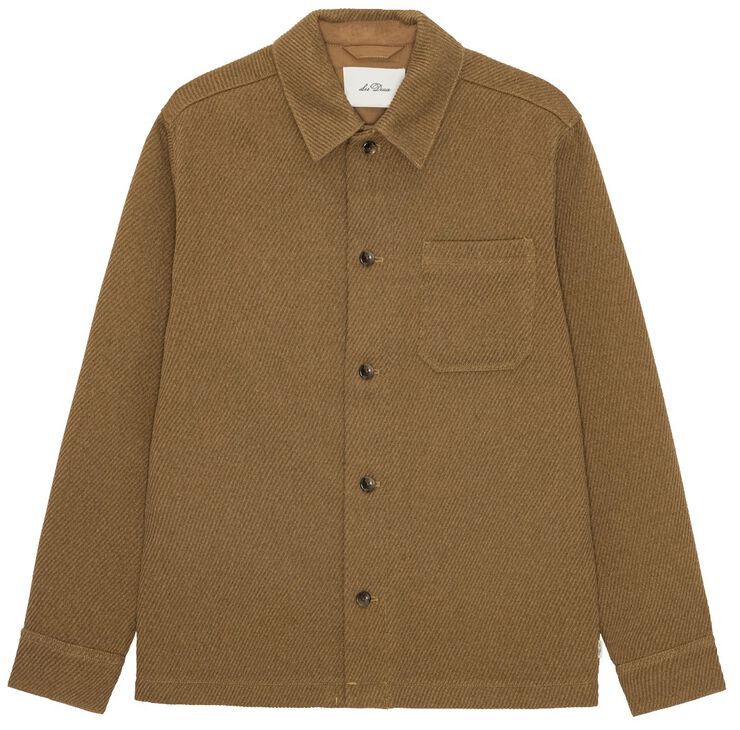 Twill Wool Overshirt