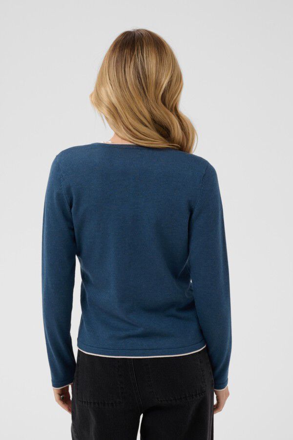 MilaSZ Contrast Stripe Cardigan